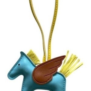 Cute Leather Flying Horse Bag Charm